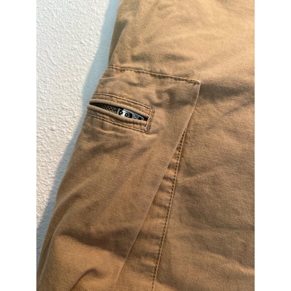 NIKE SPORTSWEAR (MENS 32 MEDIUM) Tan Ripstop Cargo Shorts 10.5" - Picture 4 of 6